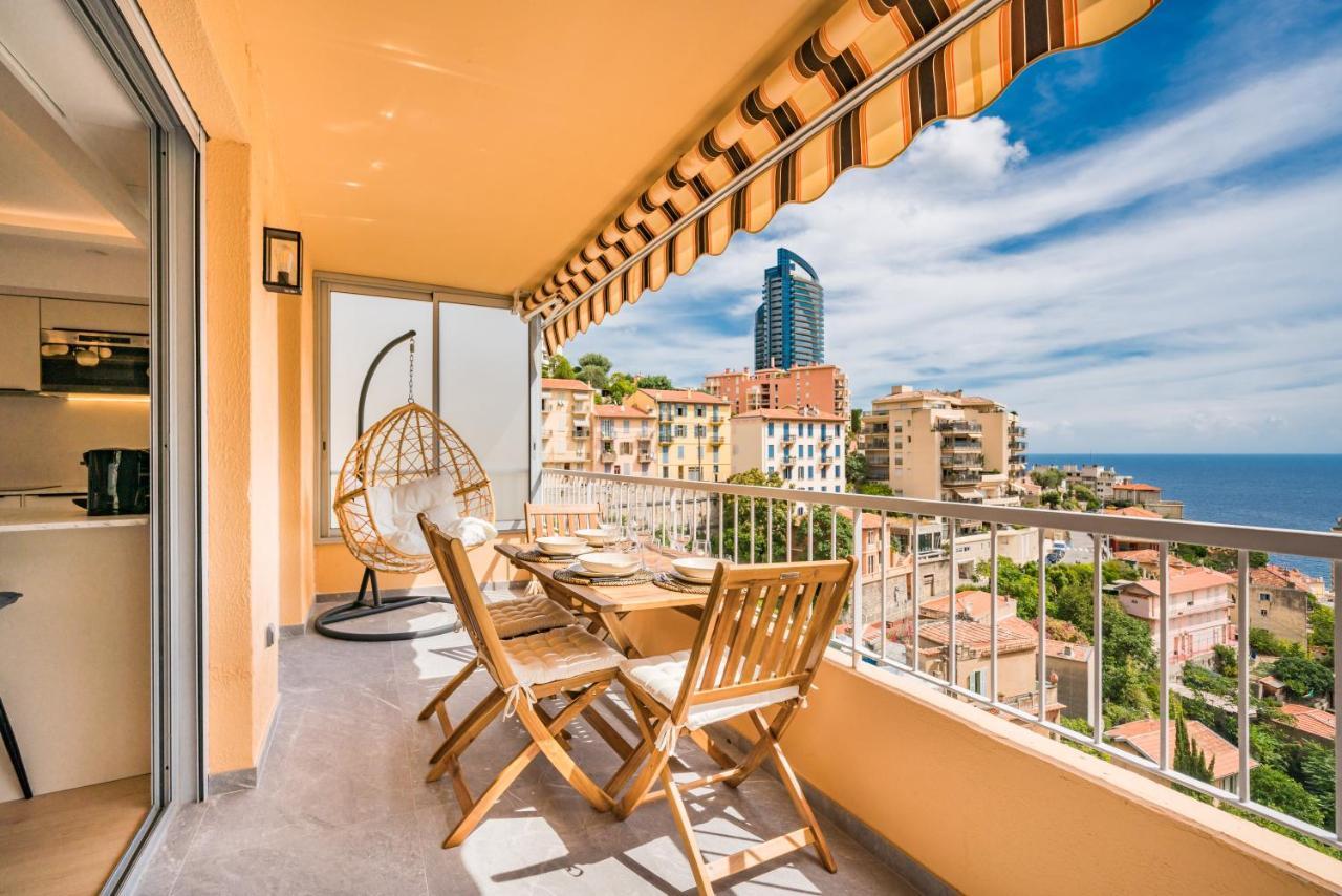 Baie De Monaco - Terrasse Vue Mer - Parking - Af Beausoleil Zewnętrze zdjęcie